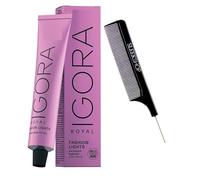 Comb + Schwarzkapf IGORA ROYAL (L-89 Red Violet) FASHION LIGHTS 2025-2026 Version (w/Sleek Comb) Permanent Cream Highlight Hair Color Dye L89