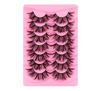 Comb Separator Disposable 7 Pairs Of Fried Hair High Imitation False Eyelashes Curled Up Thick Stage Makeup Eyelashes Without Glue Fans Variety