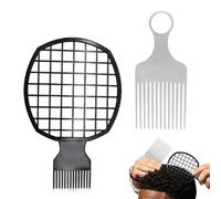 Comb Set for Afro Hair Type, Dreadlocks Detangling Hair Styling Tool, Afro Hair Styling Comb | for Hairdressing Supplies and Barber Shop at Home in the Apartment in College Dorm when Travelling and on