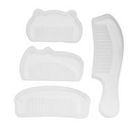 Comb Silicone Mold Set 4 Pcs DIY Hand Craft Resin Jewelry Making Tools for Comb Pendant Decoration Sugar Cake Decorating Silicone Material 18x5cm 12.8x5cm 9.8x6cm 10.8x5.8cm