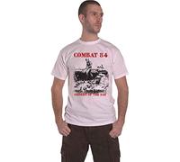 Combat 84 T Shirt Orders of The Day Band Logo Official Mens White Medium