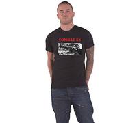 Combat 84 T Shirt Send in The Marines Band Logo Official Mens Black X-Large