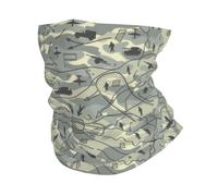 Combat Action Soldier Camo Military Men Women Bandana Stretchy Neck Gaiter Lightweight Face Covering Scarf For Skiing Cycling Running Hiking