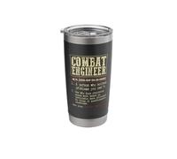 Combat Engineer Dictionary Term Stainless Steel Insulated Tumbler