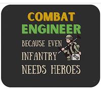 Combat Engineer - Engineer - Army Engineering Mousemat Comfortable Desk Mat Soft Mousepad For Office Laptop Pc 25X30Cm