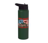Combat Engineer - Patriotic Army Soldier Engineering Stainless Steel Insulated Water Bottle