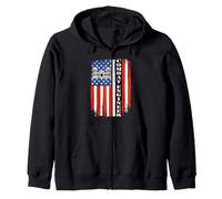 Combat Engineer - Patriotic Army Soldier Engineering Zip Hoodie