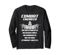 Combat Engineer USA Military Sapper Long Sleeve T-Shirt