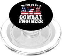 Combat Engineering Corps Of Engineers Proud Combat Engineer PopSockets PopGrip for MagSafe