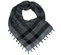 Combat Flip Flops Premium Afghan Made Shemagh - Mens and Womens Scarf, Grey/Black, Large