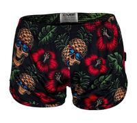 Combat Iron Men's Ranger Silkies Athletic Shorts, Black Pineapple Express, Small