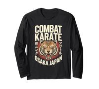 Combat Karate Japan Tiger Spirit Long Sleeve T-Shirt