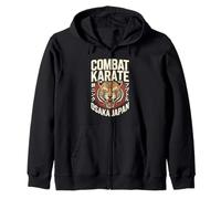 Combat Karate Japan Tiger Spirit Zip Hoodie