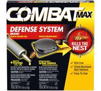 Combat Max Defense System Brand, Small Roach Killing Bait and Gel, 12 Count