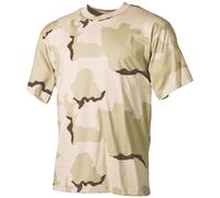 Combat Mens T-Shirt Military Top Army Patrol Tee 3-Colour Desert Camo S-3XL
