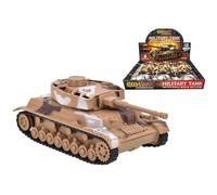 Combat Mission Die Cast Pull Back Military Tank (Colours Vary) Combat Mission Multicolor