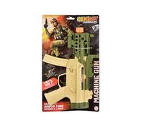 Combat Mission Kids Toy Sub Machine Gun | Light & Sound | Army Fancy Dress Roleplay Costume Accessories | Kids Toys