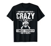 Combat Mission US Military US Army Combat Engineer T-Shirt