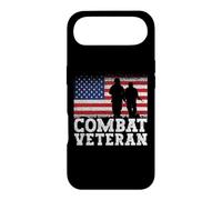 Combat Veteran Funny Veterans Day Patriotic American Flag US Case for iPhone Air