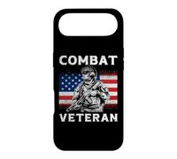 Combat Veteran Funny Veterans Day Patriotic American Flag US Case for iPhone Air