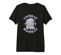 Combat Wombat Australian Marsupial Native Bear Hunter Premium T-Shirt