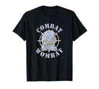 Combat Wombat Australian Marsupial Native Bear Hunter T-Shirt