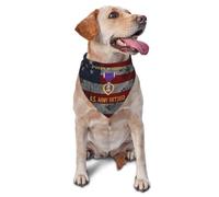 Combat Wounded With Purple Heart Retired Pet Bandana Durable Bibs Scarf Adjustable Pet Bandanas For Pets Dogs Cat