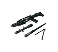 Combat Zone 68cm Giant Sniper Rifle Toy - 5-Pattern Image Projection, Infrared Aiming & Dynamic Vibration - Large 27-Inch Battery Operated Machine Gun for Kids - Jun Qi Series