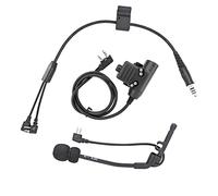 COMBATGEAR Y Cable Connector Boom Microphone K U94 PTT Compatible with COMTA Headsets Short