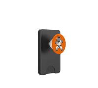 Combative Rhino wearing a GI in fight pose 1 - Fan Fun PopSockets PopWallet for MagSafe