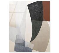 Combed and Swirled III Acrylic Print Abstract Wall Decor by Art Remedy, Ready to Hang, 16 x 20