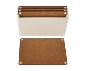Combekk Combekk cutting board 5-piece set Sand-brown