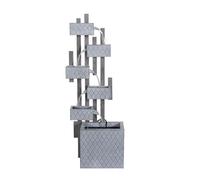 Comber Zinc Metal Solar Powered Water Feature With Cover