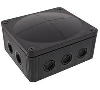 Combi 1210 Black Junction Box Enclosure - WISKA