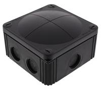 Combi 607 Black Junction Box Enclosure - WISKA