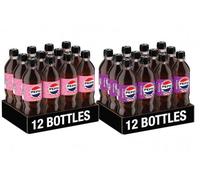 Combi-pack Pepsi Max Ice Cream Flavours 500ml 12 cherry vanilla, 12 Raspberry ripple PMP (24 Bottles)