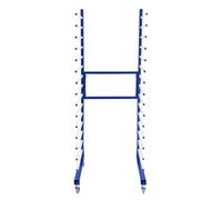 Combi Spray Drying Rack Blue Trolley Eco Paint Shop Woodworking Dry Storage 4 Heavy Duty 360 Degree Castors Mobile 15 Layers 25kg Per Layer 375kg Total Capacity Adjustable Width 182 H x 35/65 W x 59 D