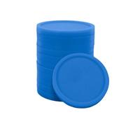 CombiCraft plastic tokens Blue - Versatile use for events, catering and games - 23mm diameter, ideal for transactions or as a reward system - Pack of 100 pieces