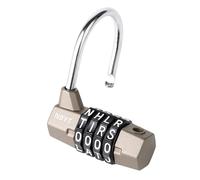 Combination 4 Digit Outdoor Waterproof Padlock for School Gym Locker, Password Code Combination Padlock Luggage
