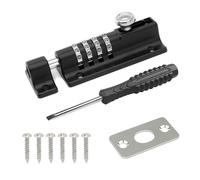 Combination-Anti-Tamper-Bolt Door Locks - Combination Locking Bolt 4 Digit Sliding Lockable Padbolt 120mm,Stainless Steel Garden Gate Lock for Sheds, Sliding Doors, and Cabinets