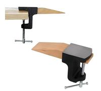 Combination Bench Pin & Anvil - Heavy Duty Cast Iron Jewellery Making Tool with Hardwood Bench Pin - Multi-Purpose Jewellery, Craft & Hobby Work Vice for Sawing - Clamp Fit Up to 2" Workbenches