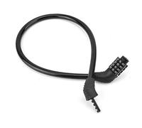 Combination Bike Lock, Steel Cable Lock with 4-Digit Combination Password for Bicycle, Motorcycles, Scooters, Outdoors Anti-Theft Security