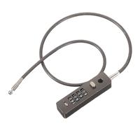 Combination Cable Lock with 4 Digit Code for Luggage and Helmets | Zinc Alloy Build, Weatherproof Use, Basic Theft Deterrence, for Cyclists, Travelers, Wardrobes, Gates