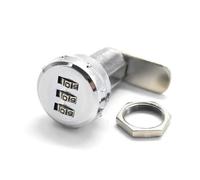 Combination Cam Lock 3 Digit for Box Cinet Drawer Door Custom Password MMS255 1Pcs(L 24mm)