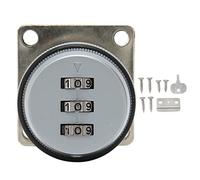 Combination Cam Lock, Keyless Password Drawer Lock, Zinc Alloy Security Locks with Angle Iron and Stuck Needle, for Home Office Wardrobe Locker Cabinet, Easy Installation No Drilli (Grey)