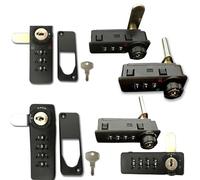 Combination Cinet Cam Lock 3-4 Digit with Reset Key for Door Gym Locker Jewelry Box MS514 H 1Pcs(4H Lock1BackplaneKey)
