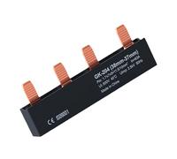 Combination Circuits Breaker Terminals Block 2P With Over And Under Protective Designs For Office Supplies Use Copper Busbar