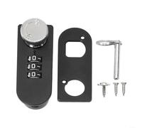 Combination Drawer Lock for Enhanced Security, for Wood Furniture Like Cabinets and Storage (Triple Lock)