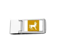 Combination Ferocious Abilities Gods Beasts Abroad Slim Money Clip Stainless Holder Pocket Wallet