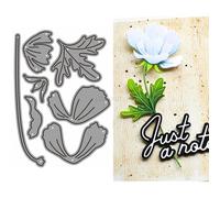 Combination Flower Branches Plant Metal Die Cuts for Card Making